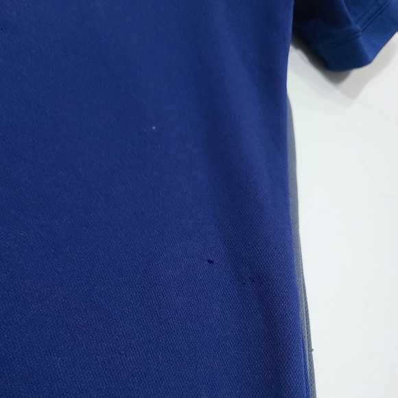 Adidas Lot Of 2 Kids Polo T-Shirts with Classic Collar and Stripes Sz.14-16 - Picture 7 of 8